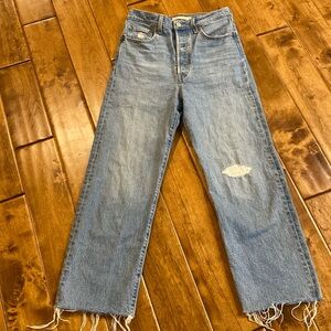 Levi’s wide Leg ribcage size 27 in Tango Status wash